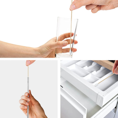 Eyxformula 6-inch pointed cotton swab on bamboo stick for firearms, electronics, crafts and makeup