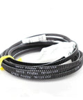 Drop In Tough Polyurethane Wedge Drive Belts For Shop Machinery Cnc Lathe Grinder Motor And Three D Printer High Module Smooth Running Transmission Kit, black polyurethane belts with labels.