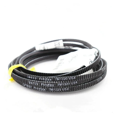 Drop In Tough Polyurethane Wedge Drive Belts For Shop Machinery Cnc Lathe Grinder Motor And Three D Printer High Module Smooth Running Transmission Kit, black polyurethane belts with labels.