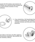 Hex Socket Bolt Kit 1220 Piece Set With Nuts, Washers And Tools In 304 Stainless Steel For Workshop Electronics Prototyping And Home Repairs heavy-duty fastener set
