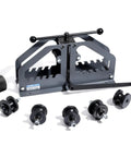 Tube Roller Bender Kit Workhorse With 6 Dies For Up To 1 And A Half Inch Tubing And Flat Bar Manual Copper Aluminum Pipe Bender
