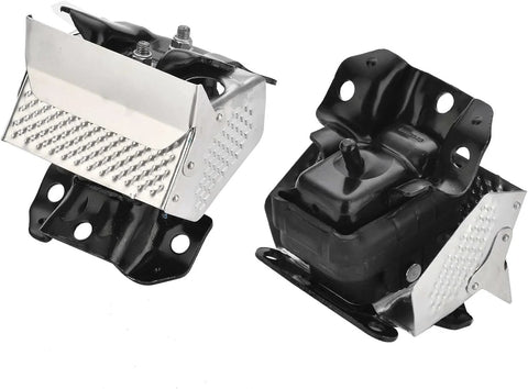 GMC Three Piece Engine Motor Mount Heat Shield Kit For Front And Auto Transmission Mounts Compatible with GM Trucks 2007-2014
