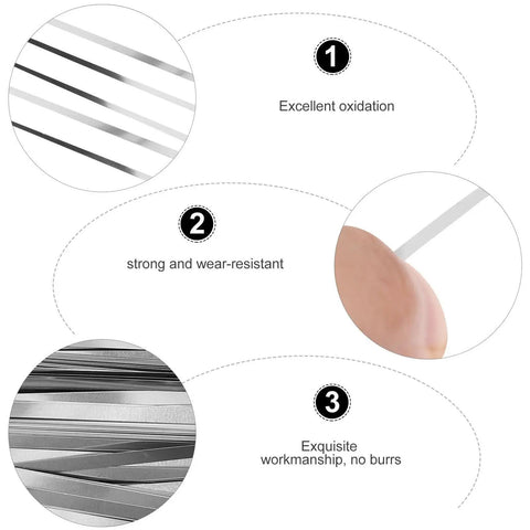 Top Tier Nickel Strip Welding Supply For Battery Spot Welding Tasks Comes In 100 Grams Pack showing strong wear-resistant silver strips.
