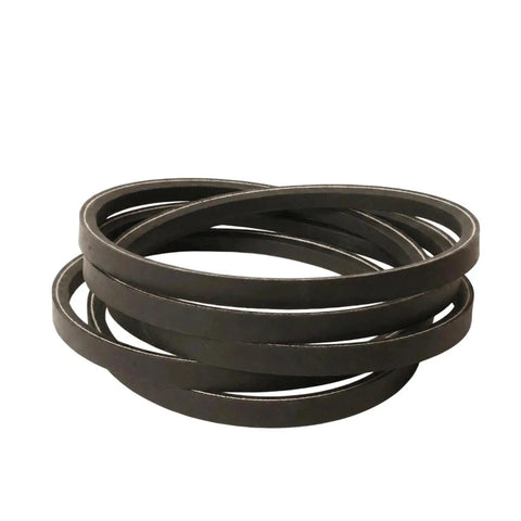 Wheel Traction Drive Belt Three Eighths Inch By Twenty Seven Point Five Inch For TimeMaster Thirty Inch Deck Lawn Mowers, coiled view