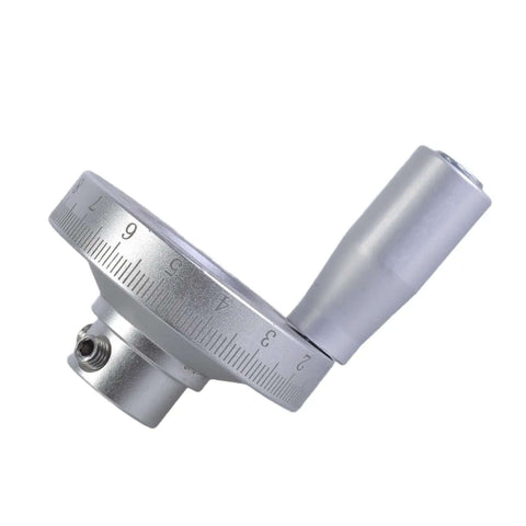 Aluminum Revolving Handwheel for Machinery and Industrial Apps With Engraved Scale Markings, Adjustable Inner Hole Diameters