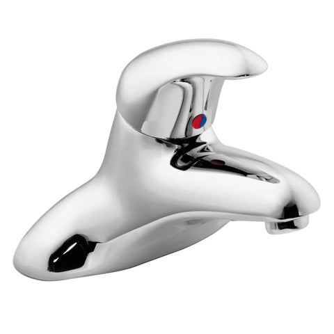 Commercial M-Dura 4-Inch Centerset Bathroom Faucet With Drain Chrome Finish 2.2 GPM ADA Lever Handle Ceramic Disc Cartridges CSA ASME Certified
