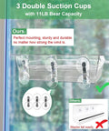 Window Mounted Bird Bath With Three Extra Twin Suction Cups, Clear Glass Bird Feeder Bath for outside viewing on a window