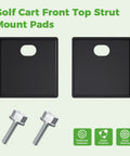 Easy Install Golf Cart Front Windshield Bottom Mounting Strut Pads Kit With Stainless Steel Screws For Club Car DS 2000 Up