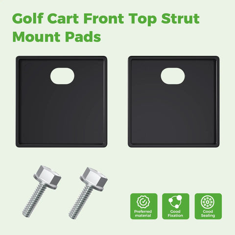 Easy Install Golf Cart Front Windshield Bottom Mounting Strut Pads Kit With Stainless Steel Screws For Club Car DS 2000 Up