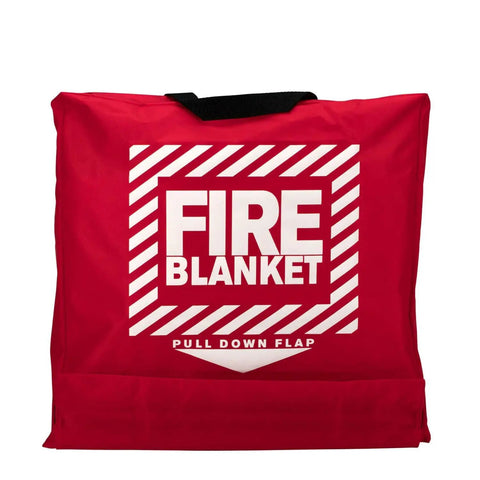 Built Tough Industrial Wool Fire Blanket Eighty Percent Wool Blend For Lab And Factory Emergency Safety Ready To Knock Out Flares In Moments Comes With Carry Pouch For Grab N Go Prep And Rock Solid Coverage For Any Crew On Site