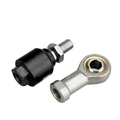 Fisheye Joint Female Piston Rod End Ball Head Floating Joint With Male Thread Universal Mount For Pneumatic Cylinders Knuckle Bearing M10x1.25 Fit Easy Install And High Mobility In Robotic Or Industrial Setups. Metal rod end joint with M10x1.25 thread