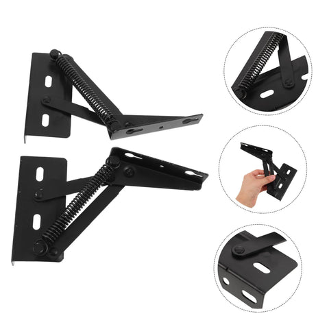 Heavy duty spring loaded sofa hinge kit for furniture.