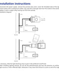 Installation diagram for Two Pack Outdoor Dusk To Dawn Photocell Sensor Switch For 120V AC Lighting with wiring instructions.