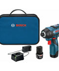 Compact Lightweight Brushless Cordless Impact Driver Kit With Killer Torque And Efficiency Completes Most Fastening Tasks In A Snap For Pros And Diyers with case, battery, and charger.