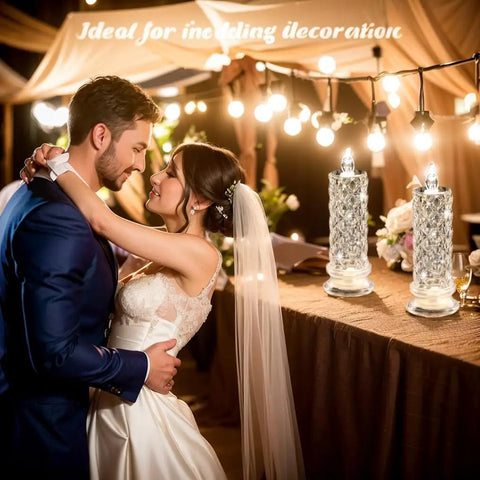Rose Shadow LED Flameless Candles 4 Pack Battery Operated Pillar Candles For Valentines Proposals Anniversary Weddings Christmas Decor White Romantic Mood Lighting For Home Ambience And Gift Idea on wedding backdrop