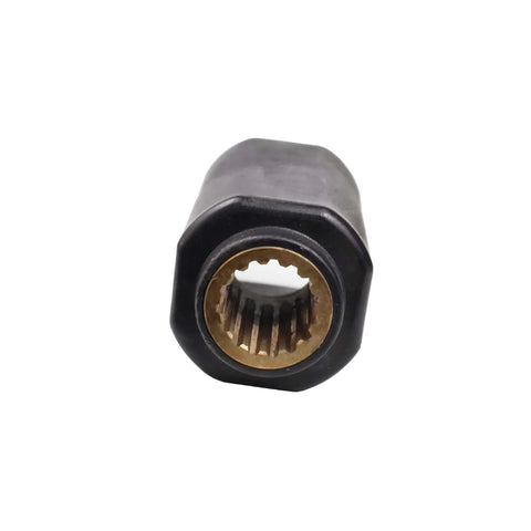 Plug And Play Flo Torq II Hub Kit For Mercury MerCruiser Engines 60 300 HP With 15 Spline Tooth brass drive sleeve front view
