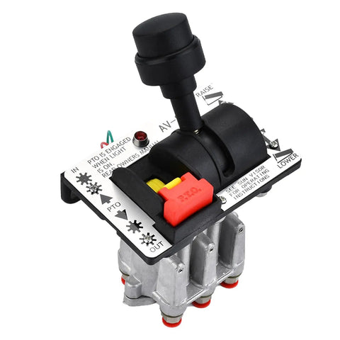 Dump Truck PTO Control Valve Set Dual Air Shift Valve Kit With Kickout Pneumatic PTO Switch For Dumping Beefed Up Heavy Duty