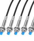 Compact M8 Inductive Proximity Sensor Switch NC Normally Closed with NPN Output 2mm Sensing Distance DC 6 to 36V LJ8A3-2-Z-AX 5-Pack
