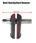 Side view of Heavy Duty Bearing Race Puller For Motorcycle Steering Neck Removal Tool with dimensions labeled.