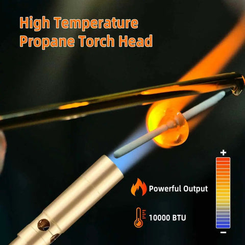 Beast Mode Brass Propane Torch Head With Manual Start Built For Soldering Brazing Welding Thawing And Cooking Durable Solid Brass