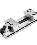 Six Inch Gt150x300 Precision Flat Jaw Bench Vise For Gt853 Milling Machine And Cnc Lathe, showing stainless steel construction.