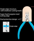 Premium Model Building Tool Kit For Gundam And Plastic Models, diagonal pliers with tungsten steel edge and dual protection