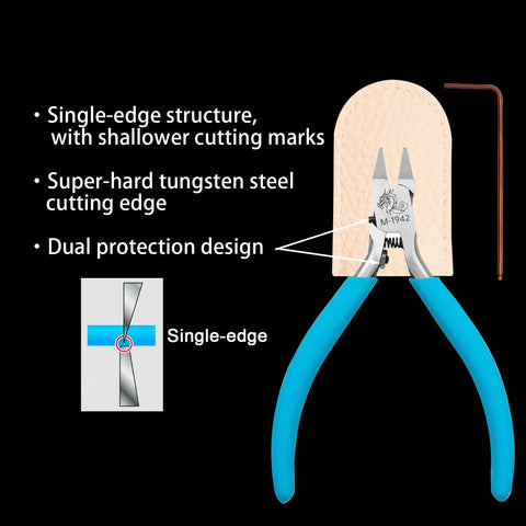 Premium Model Building Tool Kit For Gundam And Plastic Models, diagonal pliers with tungsten steel edge and dual protection