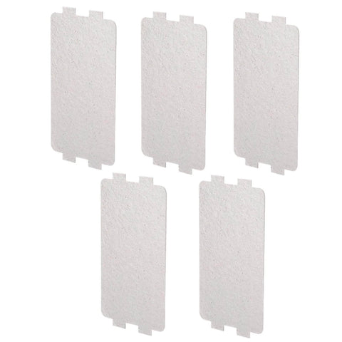 Five piece microwave oven mica plate set with waveguide covers, heat insulation board for home kitchen appliances