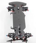 SPEC-R R1 1/10 Scale RC Electric Touring Car 4WD Carbon Fiber Main Chassis Kit With Upper Plate Front view