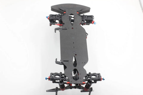 SPEC-R R1 1/10 Scale RC Electric Touring Car 4WD Carbon Fiber Main Chassis Kit With Upper Plate Front view