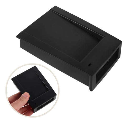 Bulletproof plastic shell for IC and ID card readers, compact size, impact resistant, ideal for high traffic areas.