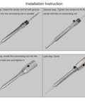 Concrete hole saw kit with tungsten steel SDS Plus shank and center drill bits