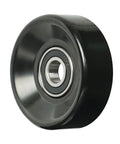 Drive Belt Tensioner Idler Pulley Replacement For Chevy GMC Ford Toyota Dodge Mercury Cadillac Pontiac Buick And More Ready To Roll OEM Grade 1:1 Fit With Part Numbers 88909582 38001 12580773 1L2Z8678AD 6L2Z6C348A, black steel pulley