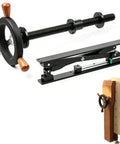 Heavy Duty Woodworking Leg Vise Kit With Inertia Driven Handwheel For Quick Open Close Strong Parallel X Bracket Adjustable Workbench Clamp