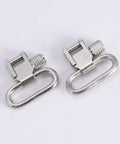 1 Inch Quick Detach Sling Swivels and Split Band Magazine Tube Adapter Kit For 0.645 To 0.660 Inch Tubes, Silver Color, detail view