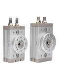 Top Tier Pneumatic Rotary Actuator And Heavy Duty Air Gripper Unit For Precision Table Rotation with dual port design.