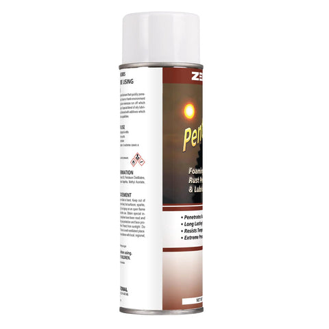 Side view of Foaming Rust Penetrant Spray For Seized Bolts And Corroded Parts With Heavy Duty Lubricant And Moisture Displacing Formula