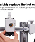Two Pack A1 Mini Hotend Kit Upgrade For A1 3D Printer With High Temperature 0.4mm Hardened Steel Nozzle installation view