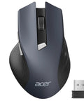 Front view of a wireless mouse for laptop and PC desktop with 2.4GHz USB receiver, 6 buttons, and 1600 DPI adjustable, cordless design.