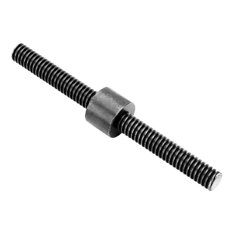 Beefy 8mm Lead Screw T8 X 2 TR8 X 2 620mm Long with nut, 45# steel, blackened finish for 3D printer and CNC applications