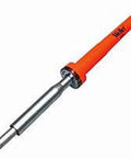 Tough As Nails Medium Duty Soldering Iron With Stainless Steel Barrel And Heat Resistant Handle Perfect For Hobby Jobs Stained Glass Fixups Nickel Plated Copper Tip Stand Included