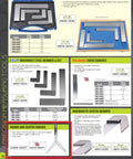 Image of Round Bar Center Finders in a catalog display. Includes Drill Press Center Finder With Three Eighths Inch Shank Fast Accurate Center Location For Round Workpieces Pro Grade Chuck Or Collet Mount Boost Drilling Precision And Quality.