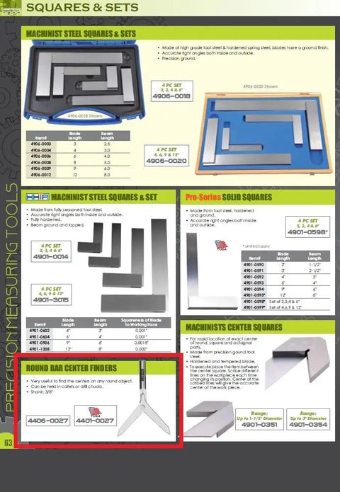 Image of Round Bar Center Finders in a catalog display. Includes Drill Press Center Finder With Three Eighths Inch Shank Fast Accurate Center Location For Round Workpieces Pro Grade Chuck Or Collet Mount Boost Drilling Precision And Quality.