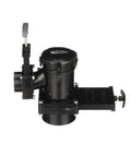 San Tee Double Rotating RV Waste Valve Kit for mess-free draining of gray and black water, showing 3 in x 1.5 in hub, detached view.