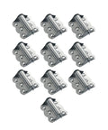 Heavy Duty Stainless Steel Butterfly Hinge Set With Automatic Soft Close Springs For Flush Mount Cabinet Doors And Windows Full Overlay