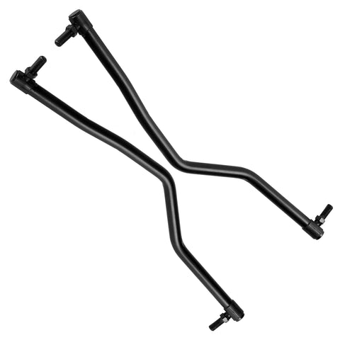 Steering Drag Link Set Left And Right For Husqvarna Lawn Tractors, Heavy Duty Replacement Drag Link Pair Compatible With 2042 LS, LGT2554, LGT2654, GTH2448 T, GTH2454 T, 2748 GLS, 2754 GLS And More; black steel pair