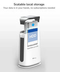 10 Channel Wifi 6 Nvr Wireless Security Camera Hub With Dual Band WiFi showing expandable local storage for up to 6TB.