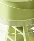 Close-up of No Sweat Deep Chamber Ice Molds With Spin Top Silicone Lid showcasing the green silicone lid and ice chamber design.