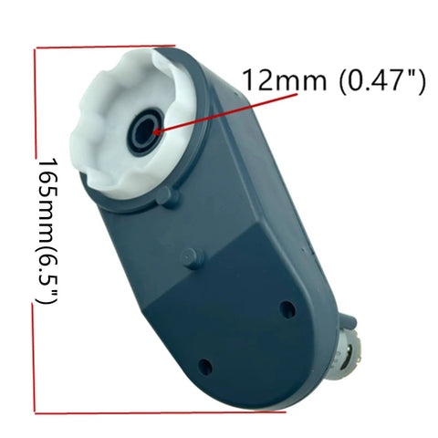 Two Pack 12 Volt RS390 Gearbox With DC Motor High Speed 20000RPM For Powered Wheel Ride On Toys Replacement Kit, 12V Drive Engine Match proportions