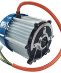Beefy 800W To 1500W Brushless DC Tricycle Differential Motor For 48V To 60V E Trikes And Karts, silver aluminum shell with wiring